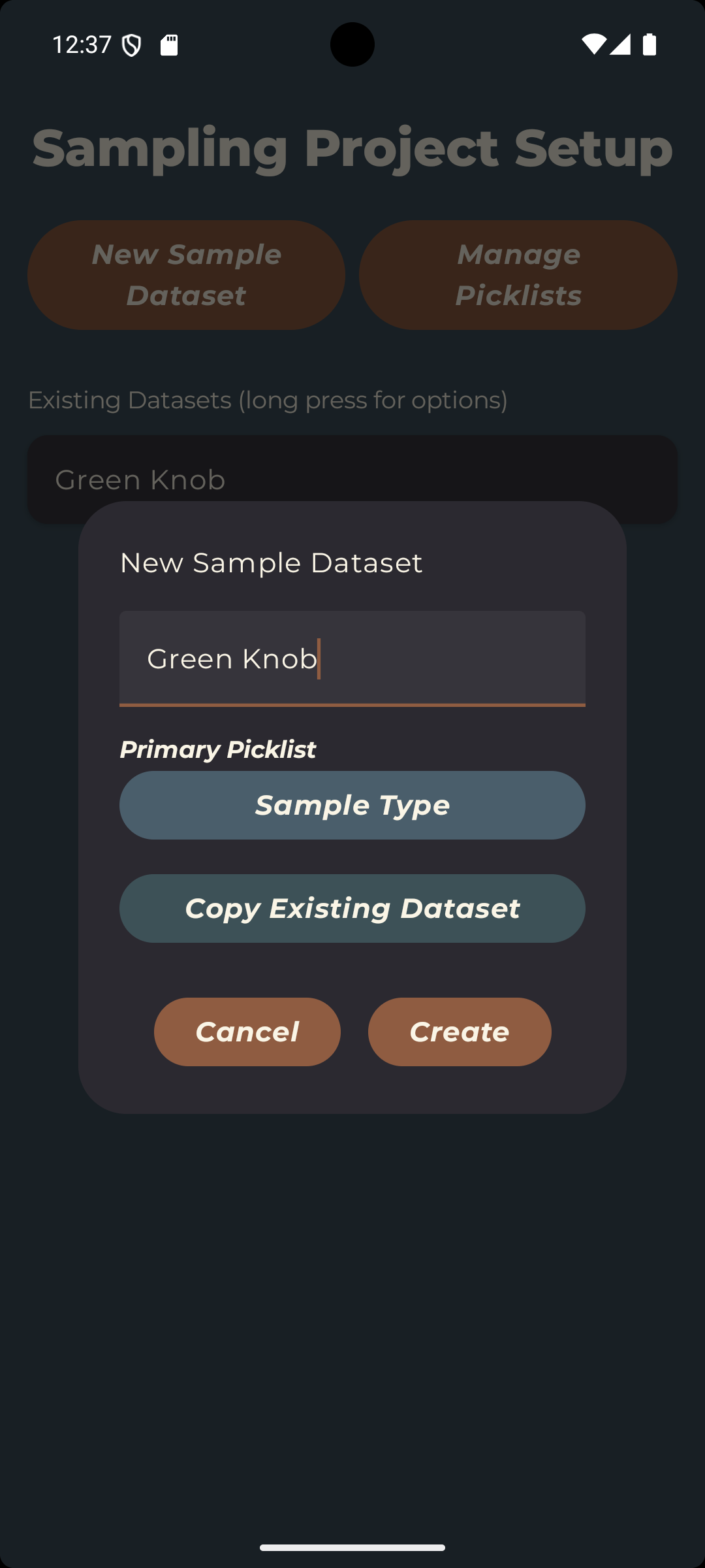 New sample project